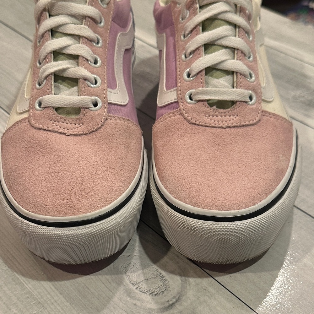 Vans Sz 9.5 Women's Ward Vulcanized Rubber Platform Sneakers - Picture 7 of 12
